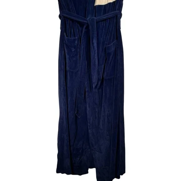 Vintage Christian Dior Monsieur Mens Multicolor Velour Bath Robe One Size - Picture 7 of 9